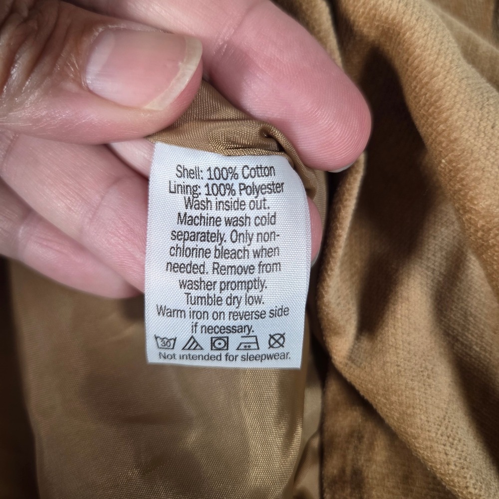 Janie and Jack Girls Brown Pleather A-Line Skirt Gold Bit Detail Size 12 Western - Picture 6 of 7